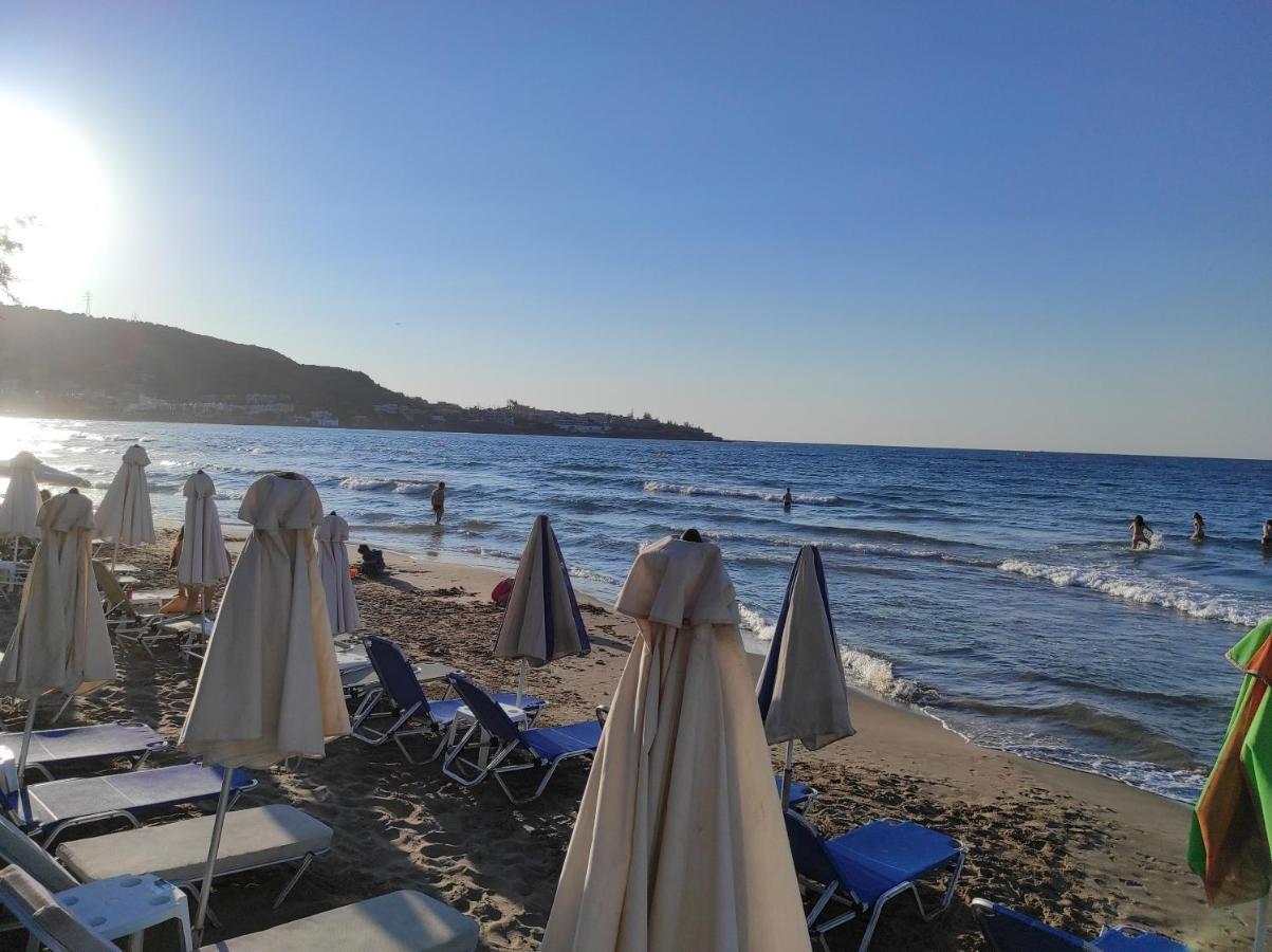 Dedalos N3 Sea View Apartment-30 Metres From The Beach Stalida Dış mekan fotoğraf