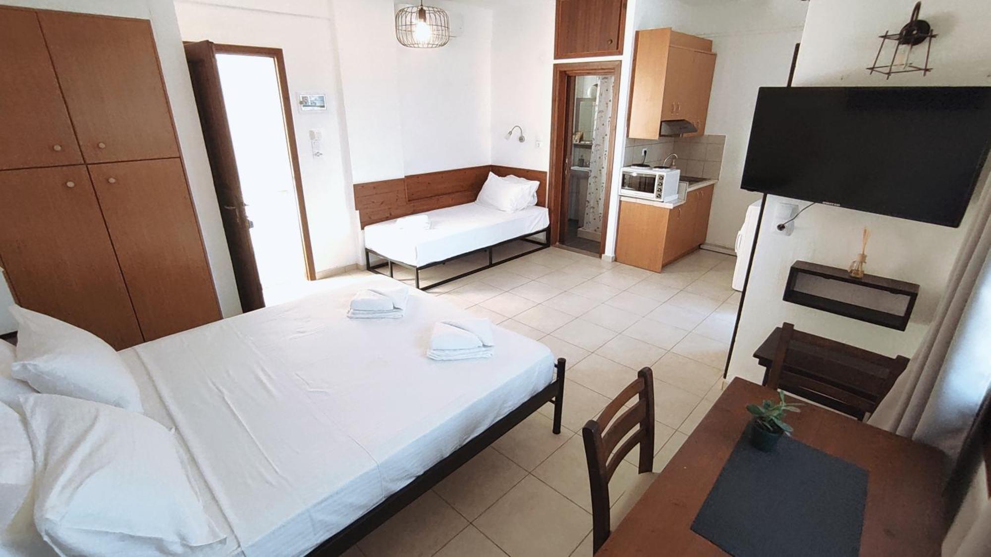 Dedalos N3 Sea View Apartment-30 Metres From The Beach Stalida Dış mekan fotoğraf