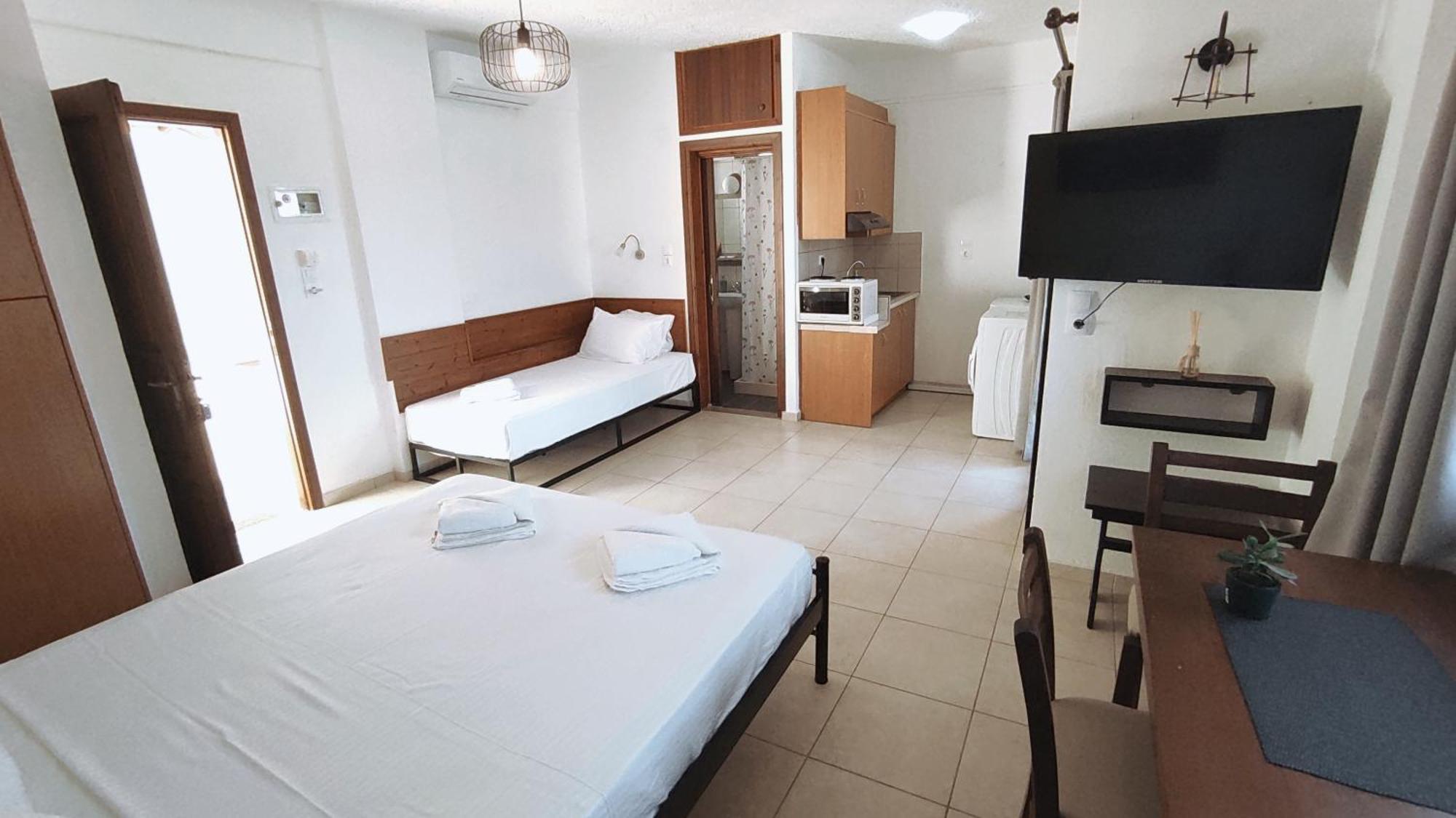 Dedalos N3 Sea View Apartment-30 Metres From The Beach Stalida Dış mekan fotoğraf